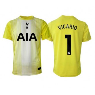 Tottenham Hotspur Guglielmo Vicario #1 Keeper Tredjedrakt 2025-26 Kortermet Tottenham Hotspur Guglielmo Vicario #1 Keeper Tredjedrakt 2025-26 Kortermet